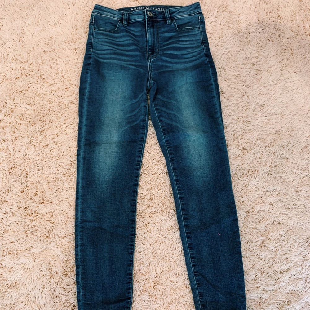 Medium Wash Super Stretchy Skinny Jeans